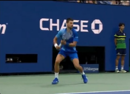 Irony, pro tennis version